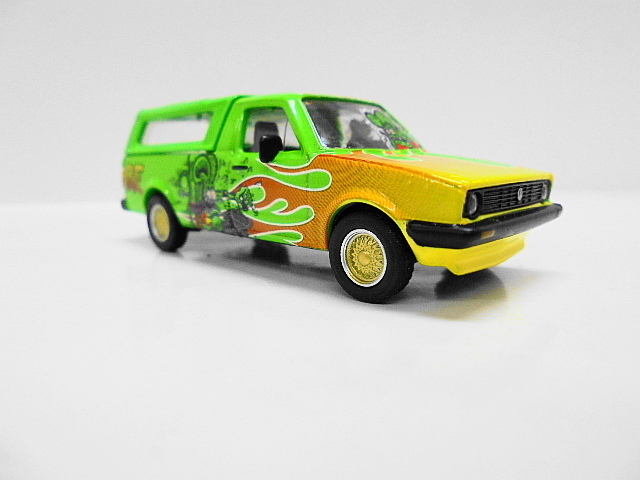 ※開封済 TARMAC WORKS Rat Fink 1/64 フォルクスワーゲン キャディ ホットロッド ターマック ミニカー ラットフィンク シュコー ゴルフの画像7