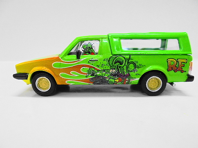 ※開封済 TARMAC WORKS Rat Fink 1/64 フォルクスワーゲン キャディ ホットロッド ターマック ミニカー ラットフィンク シュコー ゴルフの画像6