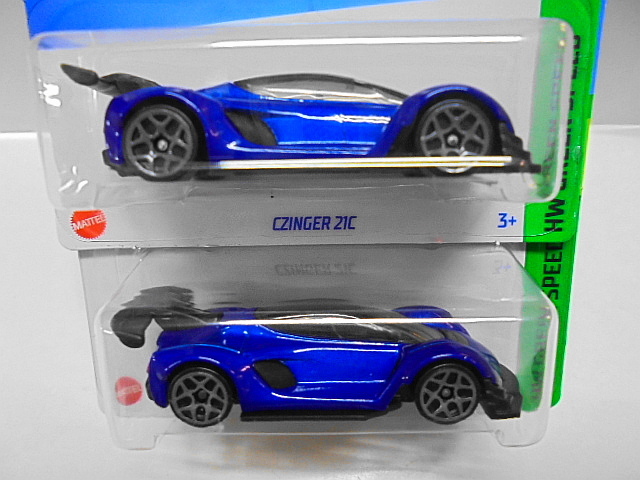 Hotwheels ジンガー 21C ホットウィール ミニカー 2台セットの画像2