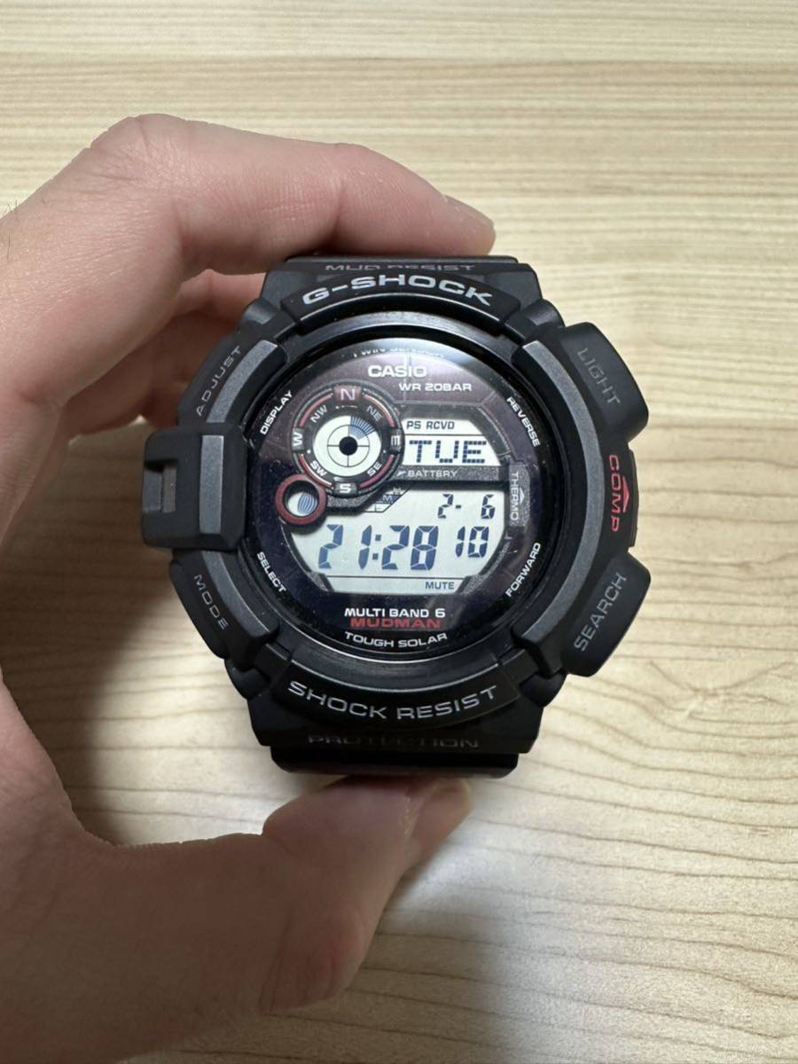 美品 G-SHOCK GW-9300 MUDMAN マッドマン 電波ソーラー_画像1