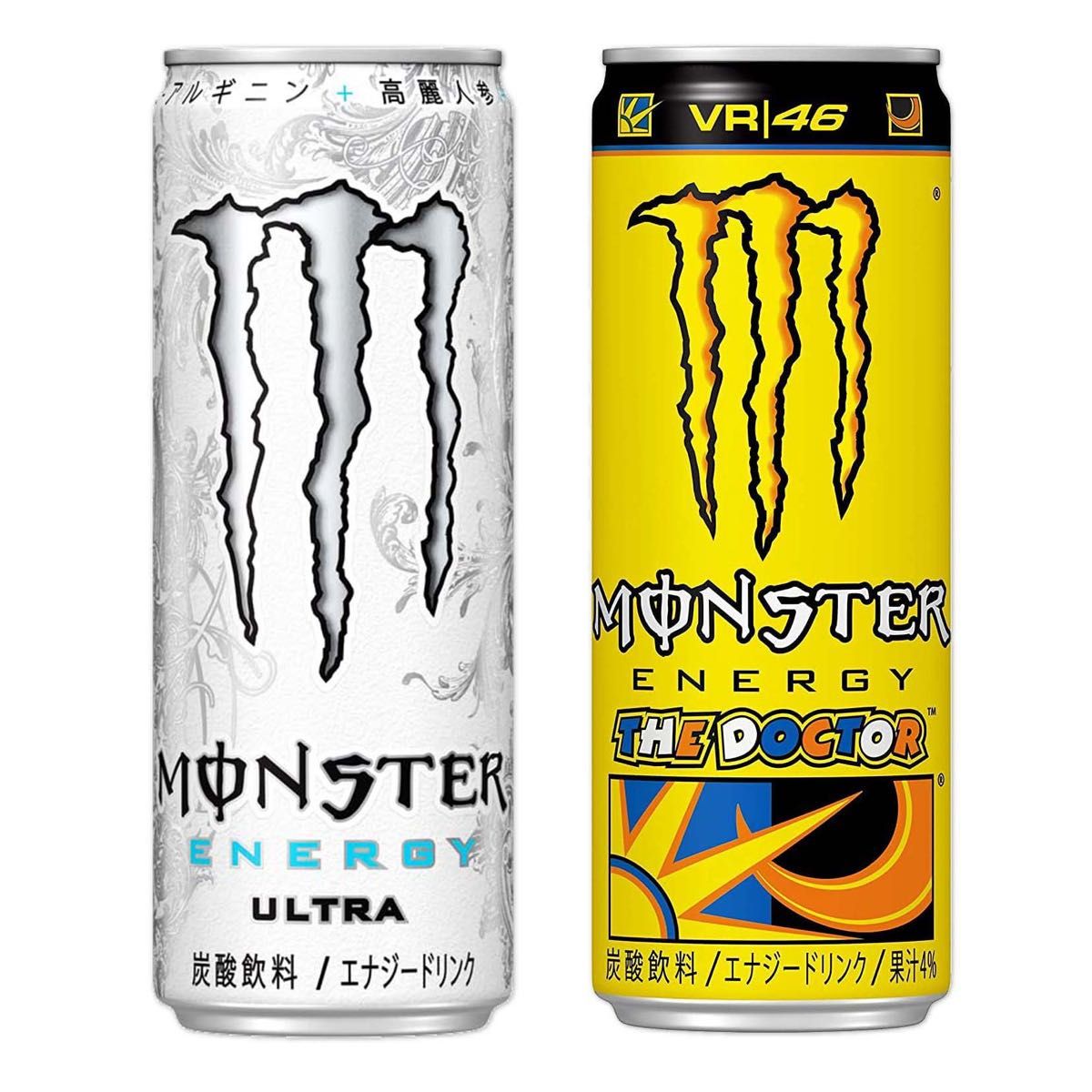 ★~WRossiモンスターエナジー355ml缶 セット売り ●ウルトラ 1箱 <24本> & ●ロッシ1箱 <24本>~☆彡