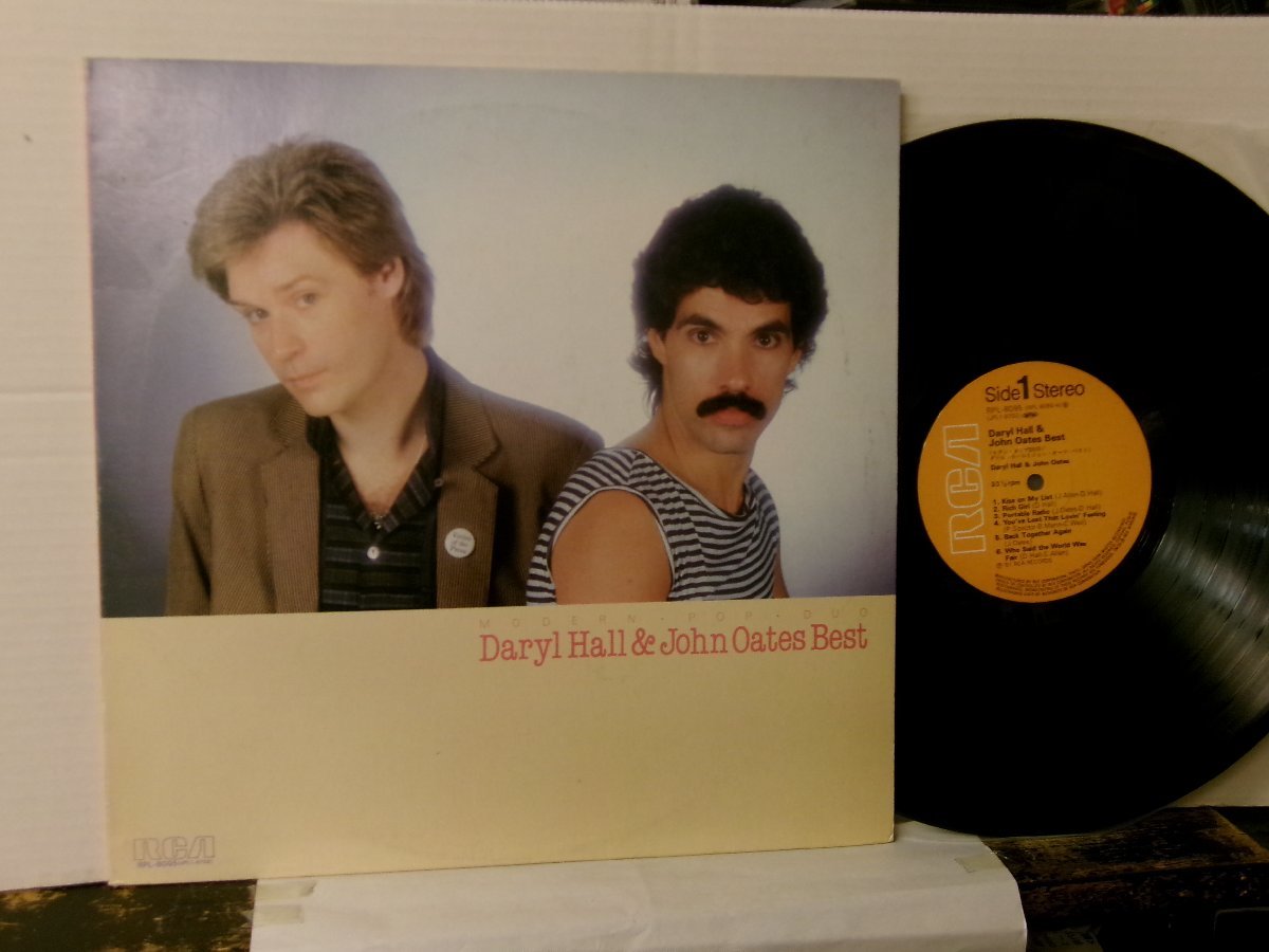 ▲LP DARYL HALL & JOHN OATES ホール＆オーツ/ MODERN POP DUO ベスト 国内盤 RVC株式会社 RPL-8095◇r60217_画像1