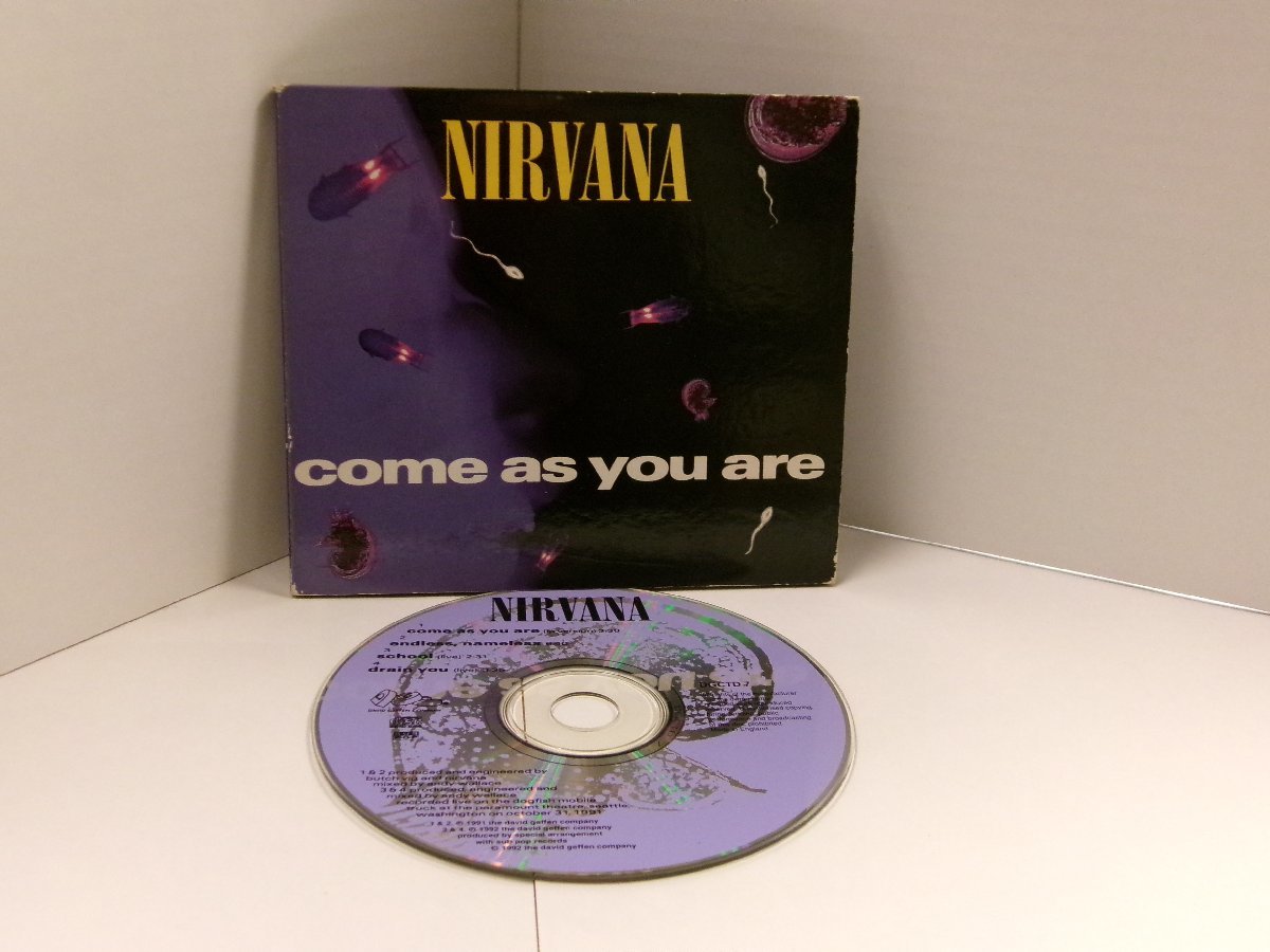 ▲CD NIRVANA ニルヴァーナ / COME AS YOU ARE 他4曲EP 輸入盤 DGC DGCTD7◇r60218_画像1