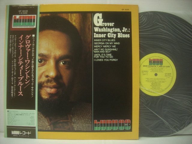 ■ 帯付 LP 　グローヴァー・ワシントン・ジュニア　/ インナー・シティー・ブルース GROVER WASHINGTON JR. GP 3039 ◇r60201_画像1