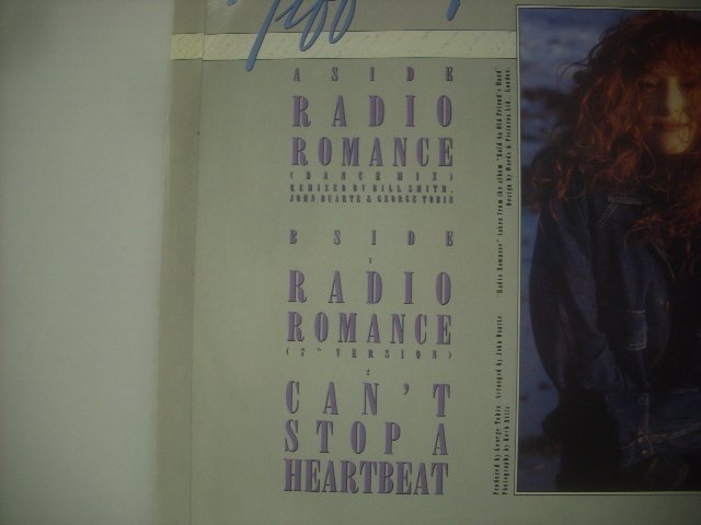 # импорт UK запись 12 дюймовый TIFFANY / RADIO ROMANC CAN\'T STOP A HEARTBEAT Tiffany 1988 год MCA RECORDS TIFFT 5 *r60220