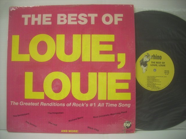 ■ 輸入USA盤 LP  THE BEST OF LOUIE LOUIE / THE SONICS THE KINGSMEN 全曲 ルイルイ ガレージ RHINO RECORDS RNEP 605 ◇r60228の画像1