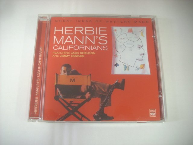 ■ 輸入SPAIN盤 CD HERBIE MANN / HERBIE MANN'S CALIFORNIANS JACK SHELDON JIMMY ROWLES 1957年 ハービー・マン FSR-CD 486 ◇r60229_画像1