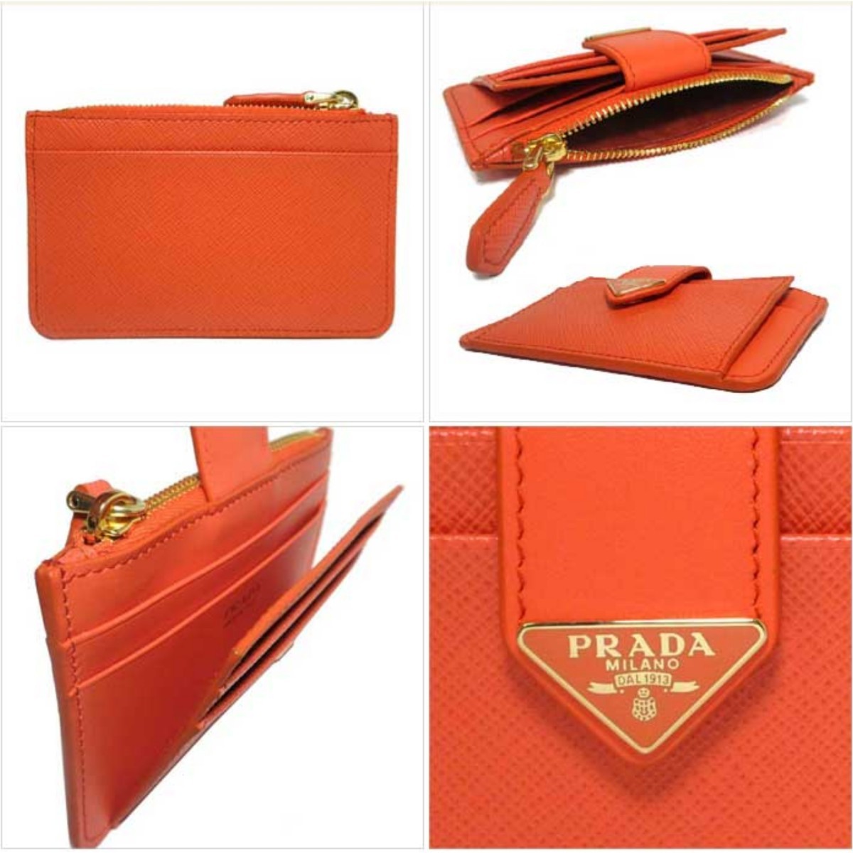 プラダ カードケース PRADA トライアングル カード入れ 1MC038 2DYG F0049 SAFFIANO TAB アウトレット レディース _画像2