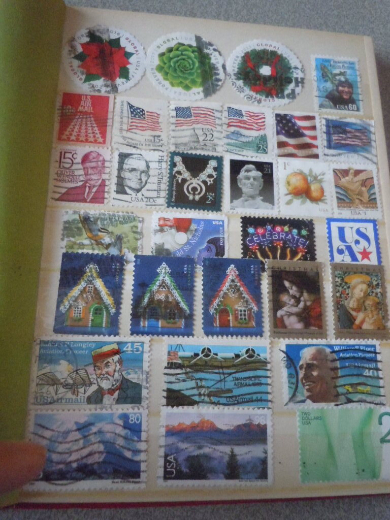 外国切手250枚（250種）以上　ストックブック8頁_画像2