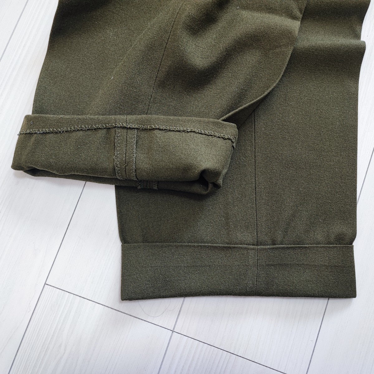 TROUSERS FIELD WOOL M-1951 m51 ウール ワーク フィールド パンツ USA製 米軍放出 ヴィンテージ アメリカ軍 US ARMY 50s ビンテージ_画像7