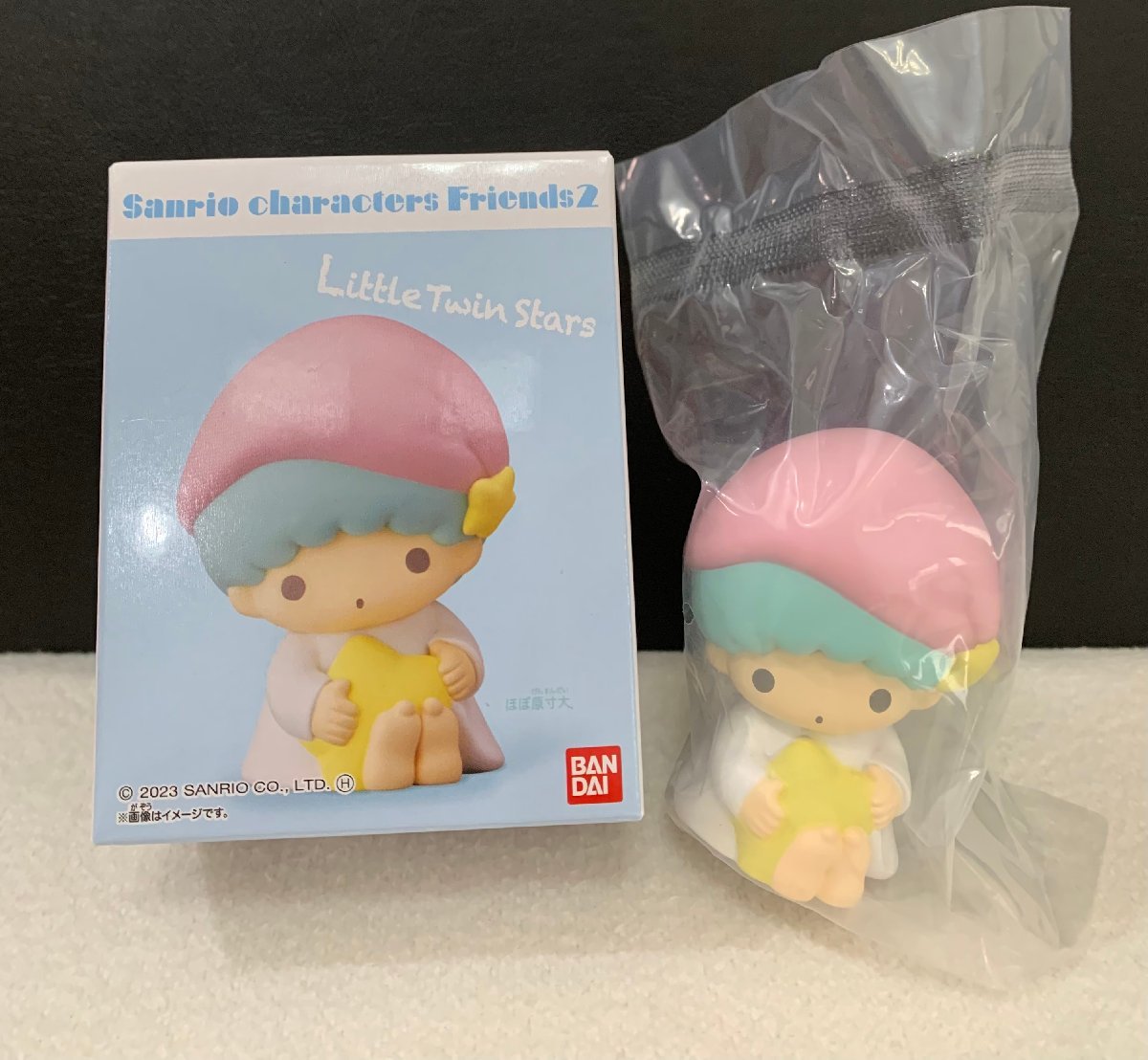 ＜未使用＞キキ(リトルツインスターズ)「SANRIO CHARACTERS FRIENDS2 サンリオキャラクターズフレンズ2」ソフビ★サイズ約６cm〈K9_画像1