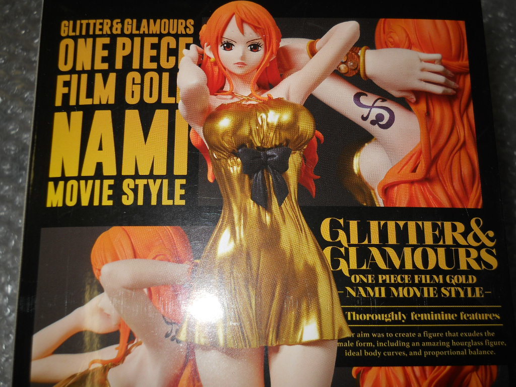 即決 ワンピース GLITTER & GLAMOURS ONE PIECE FILM GOLD ナミ MOVIE STYLE (ゴールド 金.ホワイト 白) 2種_画像5