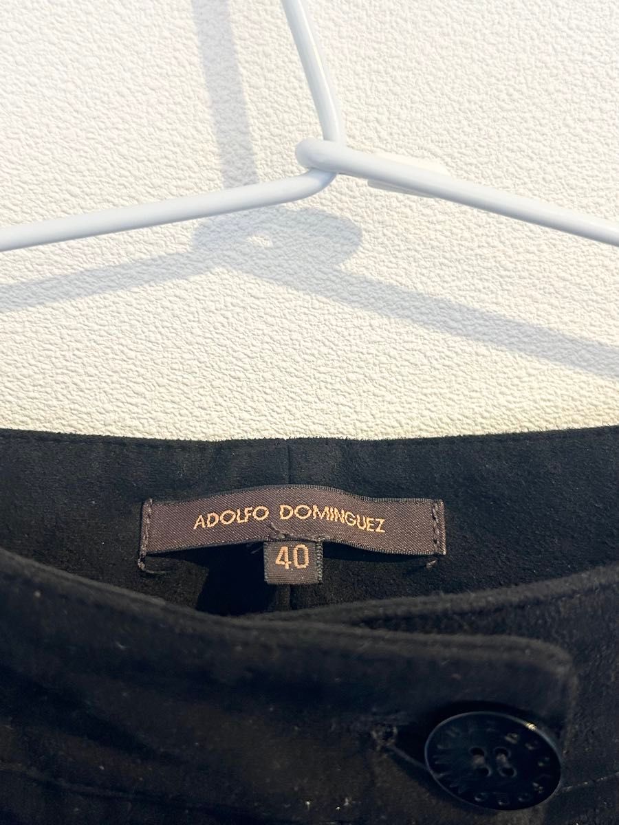 セール　ADOLFO DOMINGUEZ アドルフォドミンゲス　パンツ 黒 スラックス パンツ ブラック