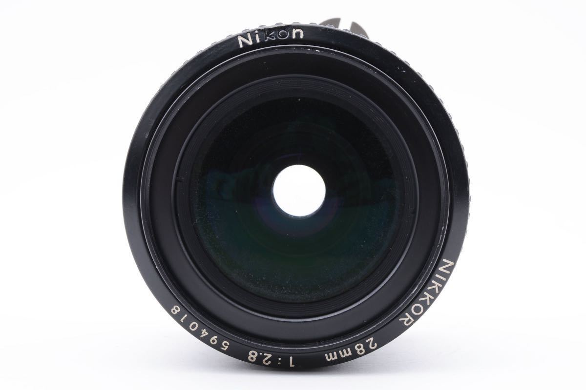 #1223★実用品★Nikon AI-S NIKKOR 28mm F2.8 Fマウント ニコン MF一眼レフ用 広角単焦点レンズ★_画像2