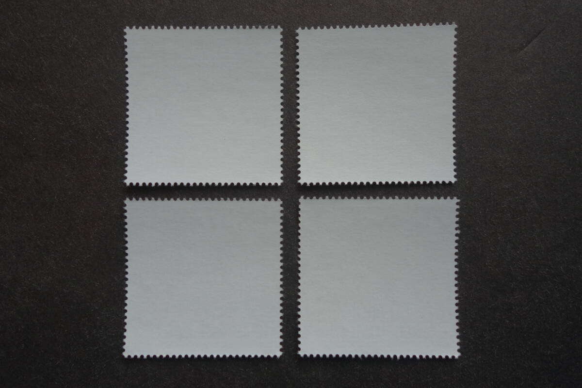 外国切手： 豪領南極地方切手「地衣類」 4種完 未使用_画像4