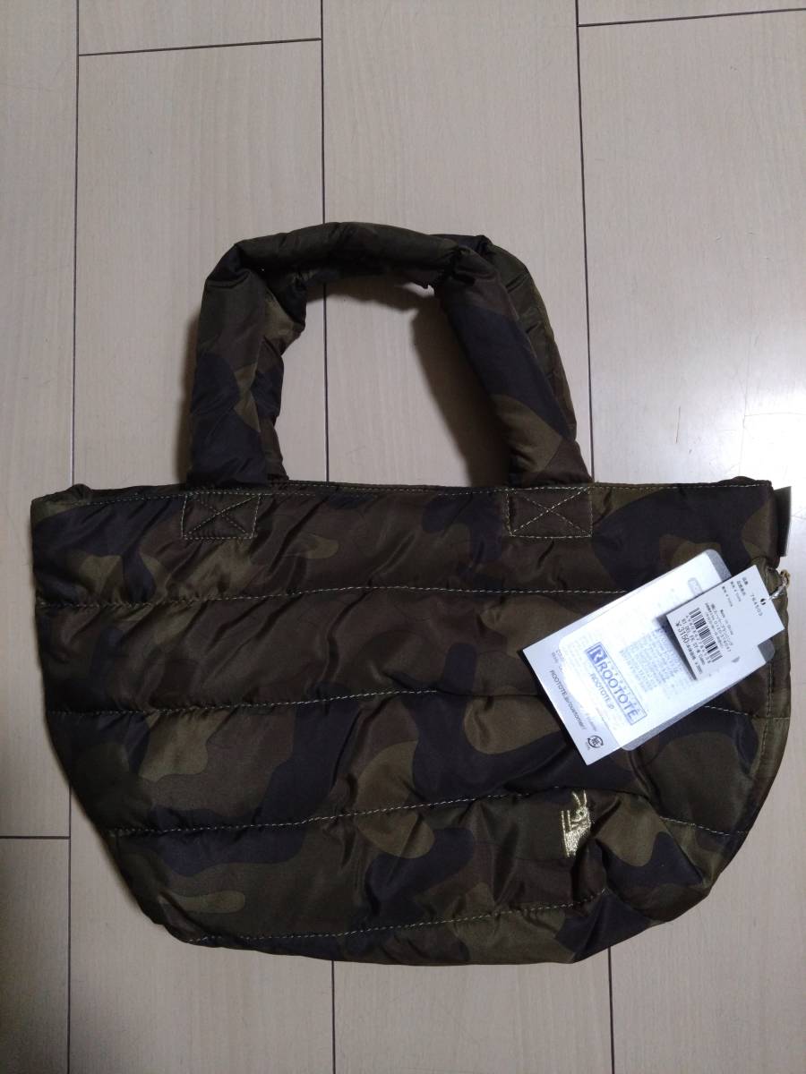 ☆新品（タグ付）☆　ROOTOTE/ルートート（FEATHER ROO）トートバッグ　迷彩柄_画像1