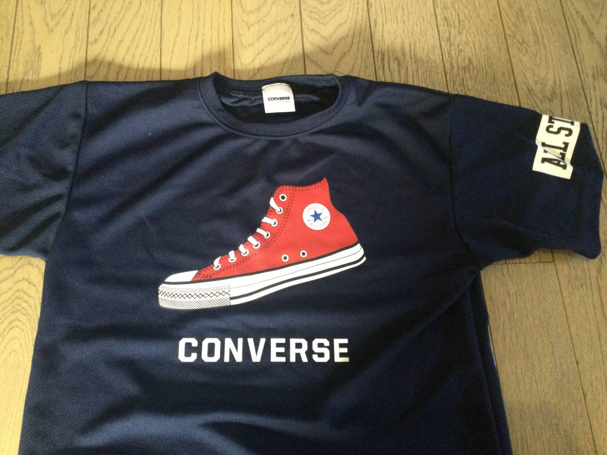 CONVERSE コンバース　デザイントップス　ネービーブルー　サイズ：140　　_画像2