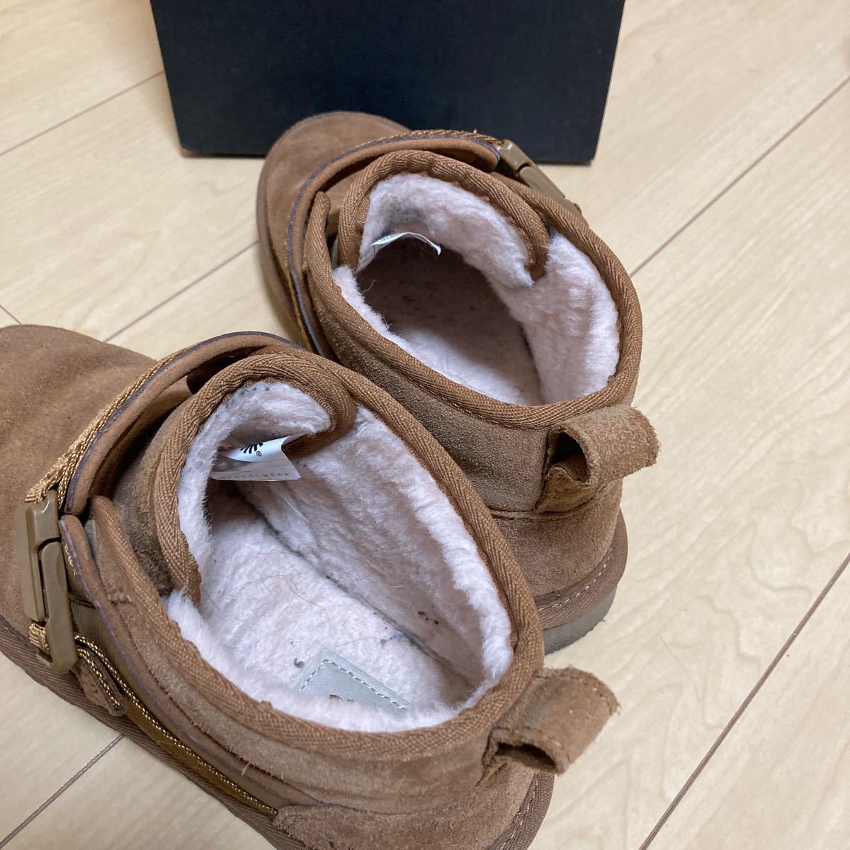 UGG ムートンブーツ シープスキン アグ オーストラリア 防寒 チャッカブーツ スエード ショートブーツ 25センチ_画像3