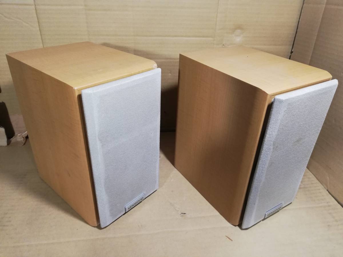 *KENWOOD LS-SV3-S/slsv3s compact speaker pair Kenwood Junk J-4768