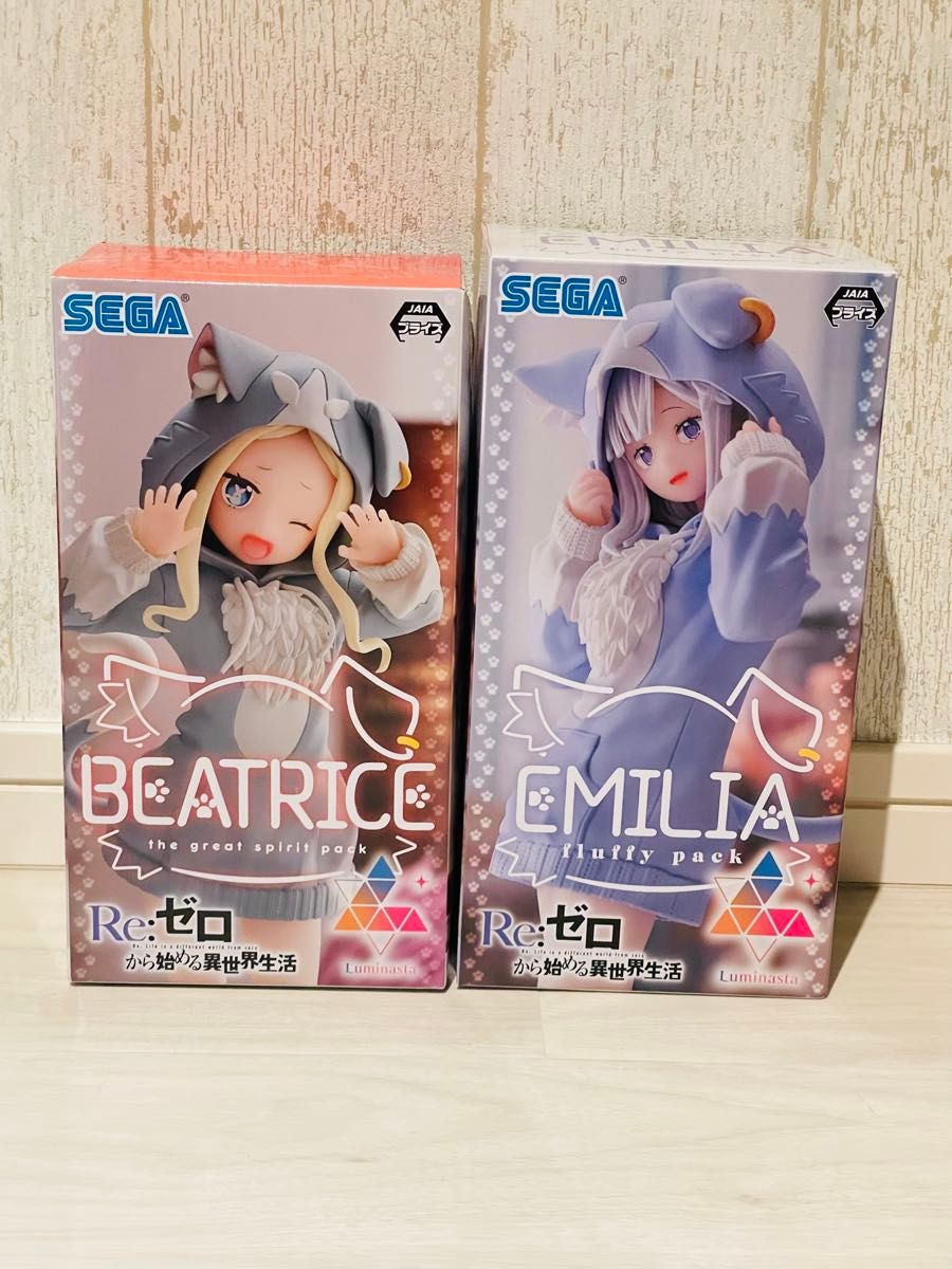 リゼロ ベアトリス エミリア 大精霊パック フィギュア リゼロ ベアトリス エミリア 大精霊パック フィギュア