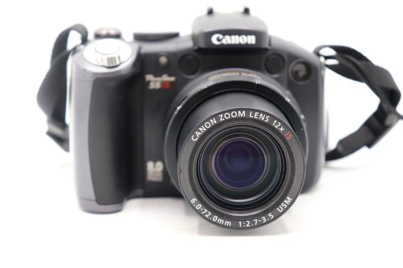 Canon　キャノン　Power　Shot　S5IS　LENS　12×IS　6.0-72.0mm　1：2.7-3.5　USM　パワーショット　デジタルカメラ_画像2