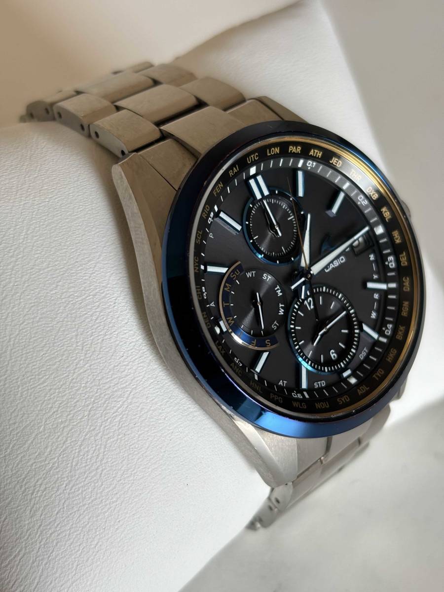 CASIO オシアナス OCW-T2600G-1AJF ブラックマーブル 5000円スタート_画像3