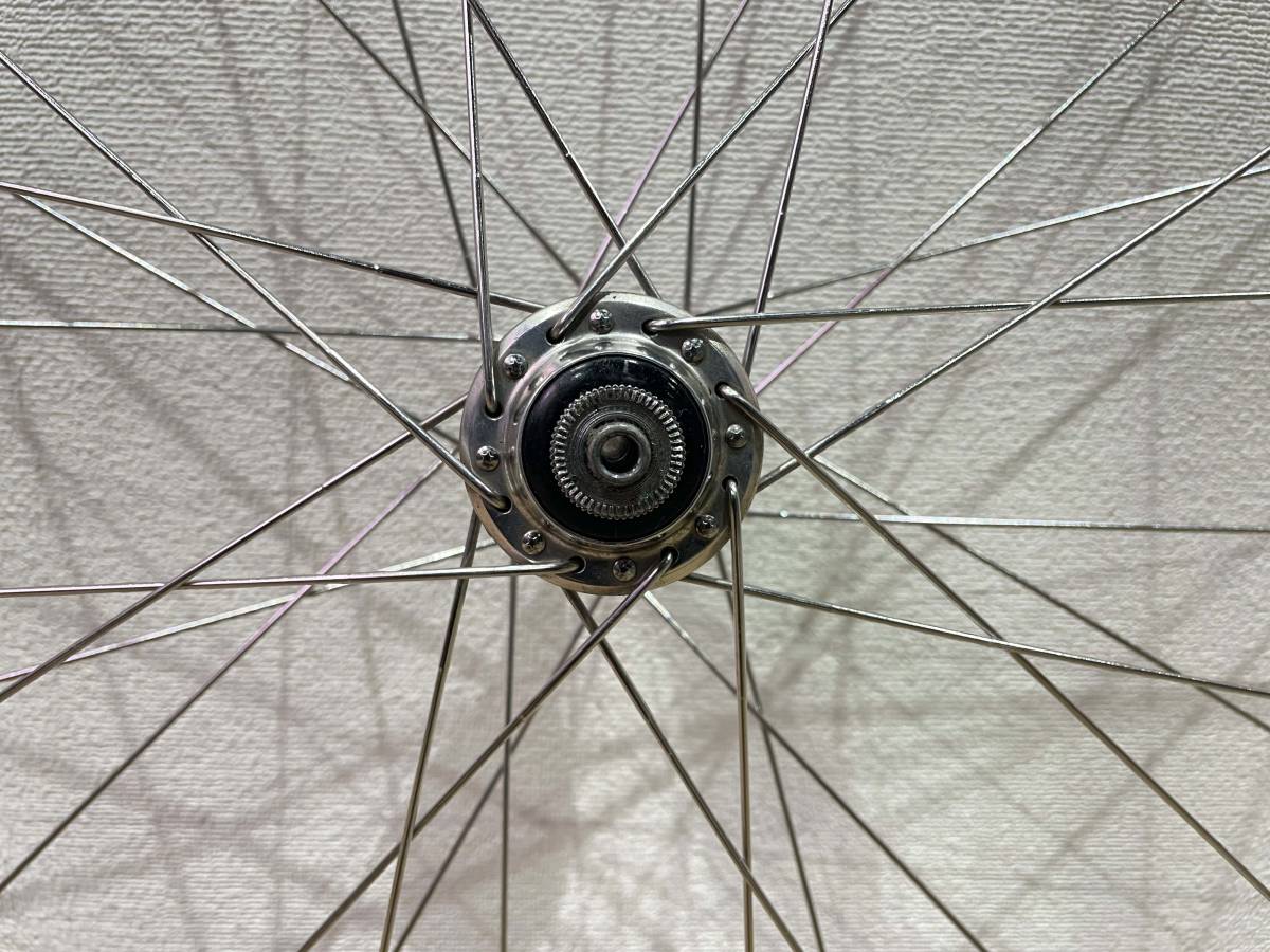 ■中古■MAVIC マビック マヴィック GEL280 700 リム幅20mm ホイール SUNTOUR スプロケット付 サンツアー ロードバイク アクセサリー P0321_画像8