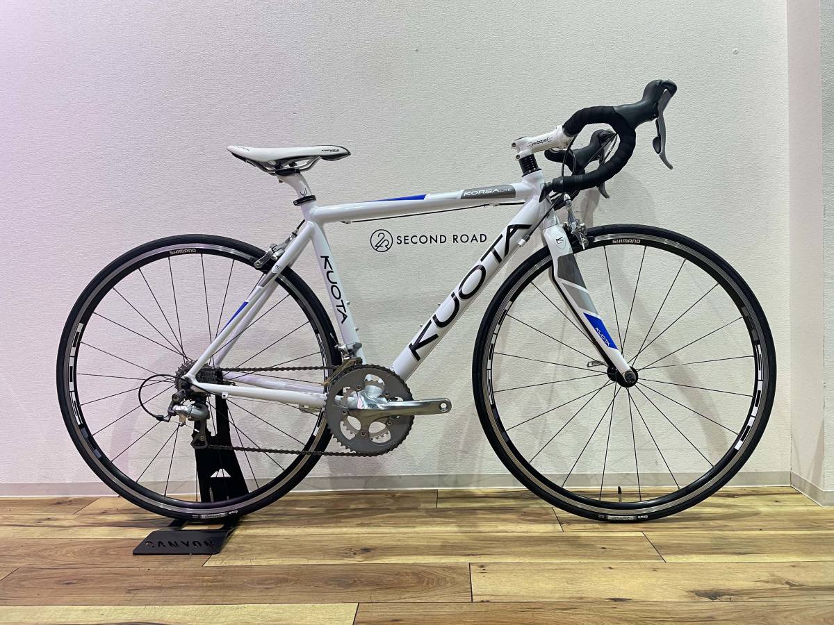 ■美品■KUOTA クオータ KORSA LITE コルサライト ホワイト 2011年頃 SHIMANO Tiagra R4600 2×10s R500 ロードバイク 完成車 直接引取可_画像1