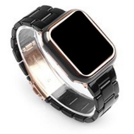 Apple Watch アップル ウォッチ プラスチック バンド 42/44/45mm ブラック 黒 レディース メンズ_画像2