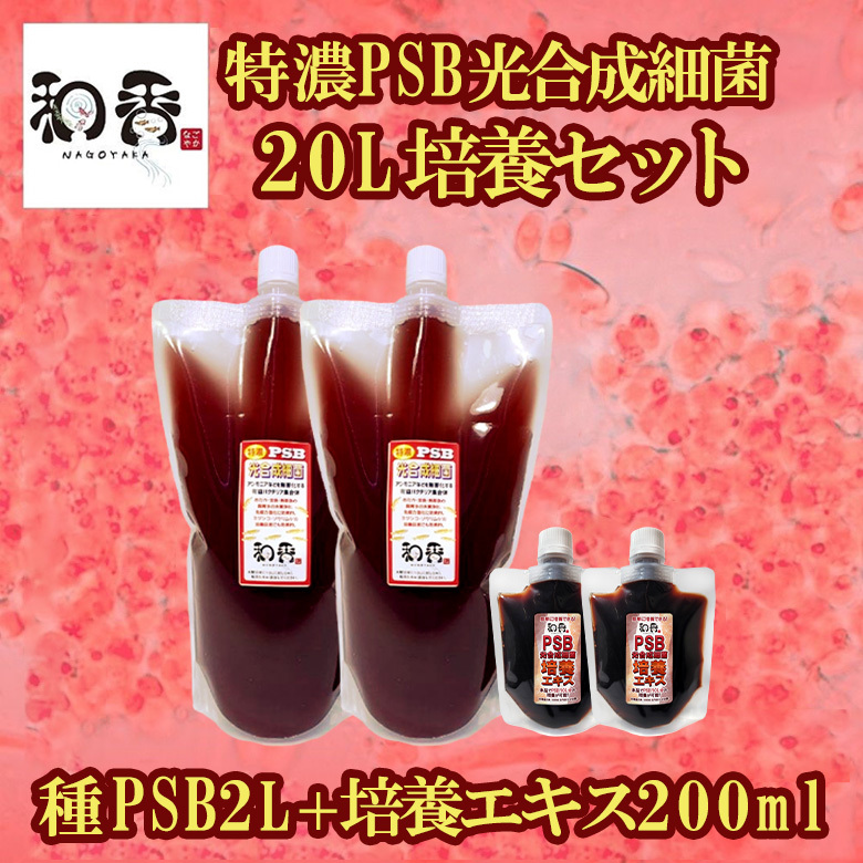 PSB光合成細菌20L培養セット バクテリア めだか らんちゅう 金魚 熱帯魚 グッピーに最適 ミジンコゾウリムシクロレラ培養_濃縮 水質浄化 免疫強化