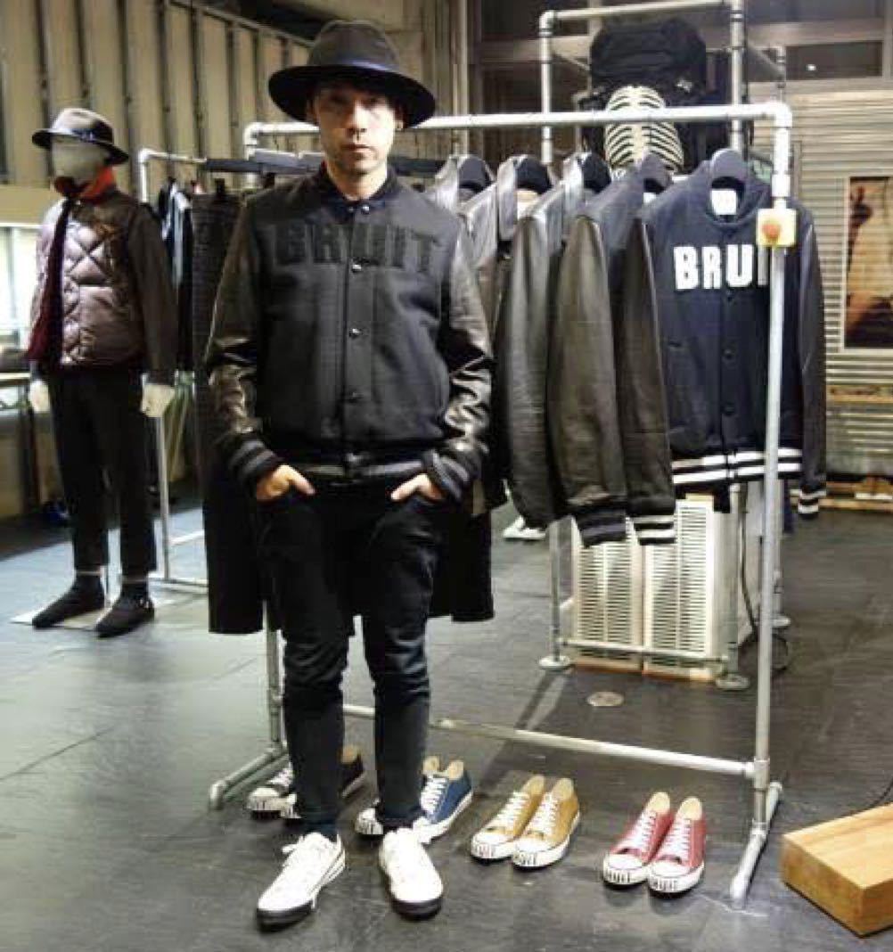 UNDERCOVER 13AW ANATOMICOUTURE期 BONE ボーン パッチ 骨 袖レザー スタジャン ウールブルゾン BRUIT 2013aw scab but beautiful archive_画像9
