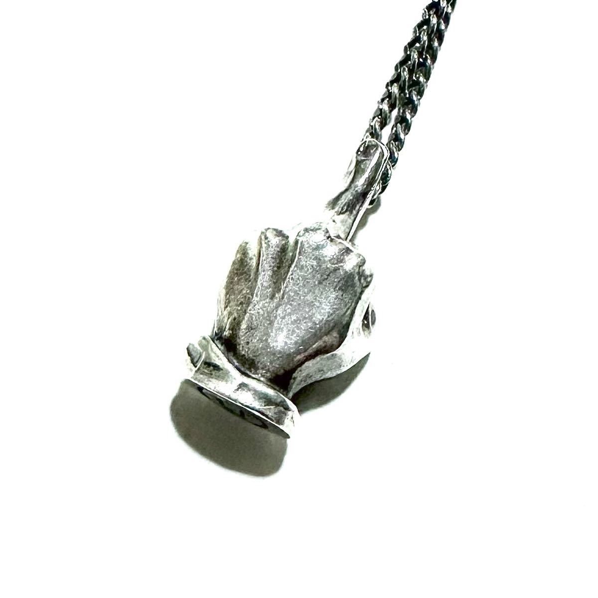 undercover fuck finger. обработка серебряный колье sterling silver 925 sterling серебряный U Logo печать undercover 