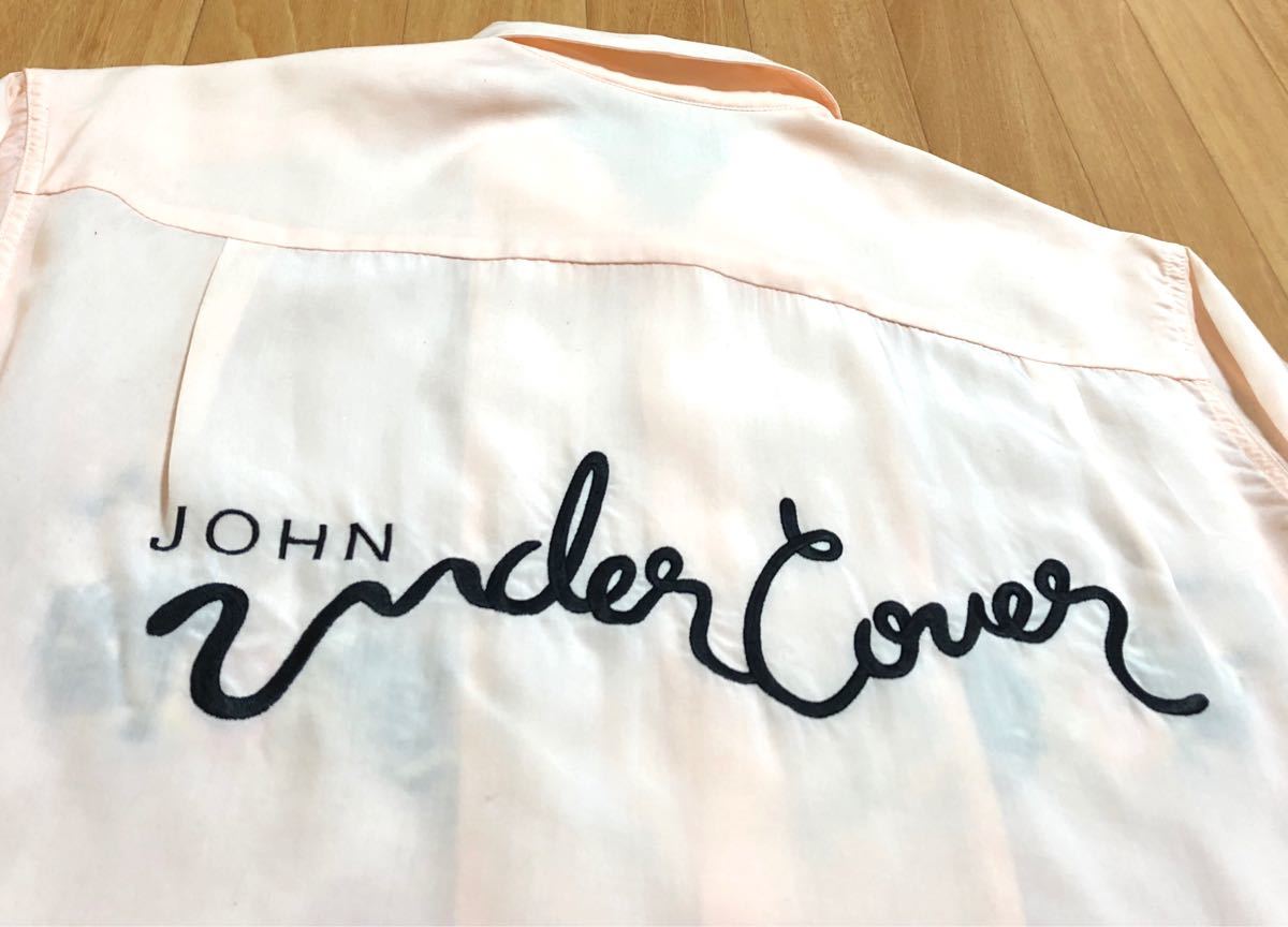 john undercover 刺繍 スカシャツ 長袖シャツ 虎 トラ アンダーカバー 高橋盾 jun takahashi 2 ピンク_画像5