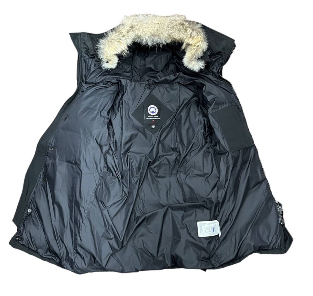 【国内正規】CANADA GOOSE カナダグース CARSON PARKA カーソンパーカー 3805JMA ダウンジャケット ブラック FUSION L/G ファー_画像3