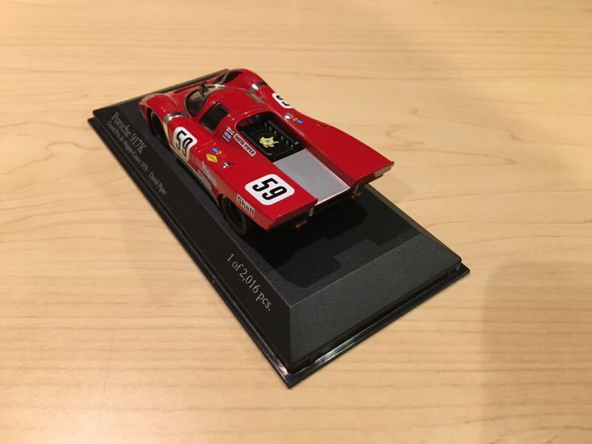 中古品 オリジナルパッケージ付き 1/43 ミニチャンプス ポルシェ 917k #59 1970年_画像3