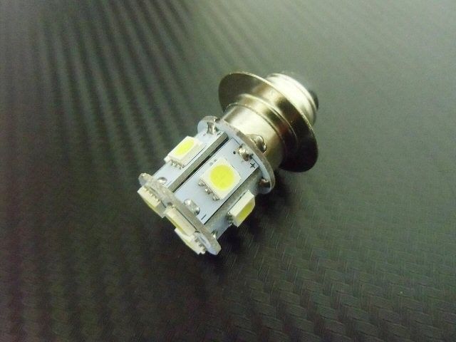 バイク PH7 P15D 6V Hi Lo 6000k LED ヘッドライト 白