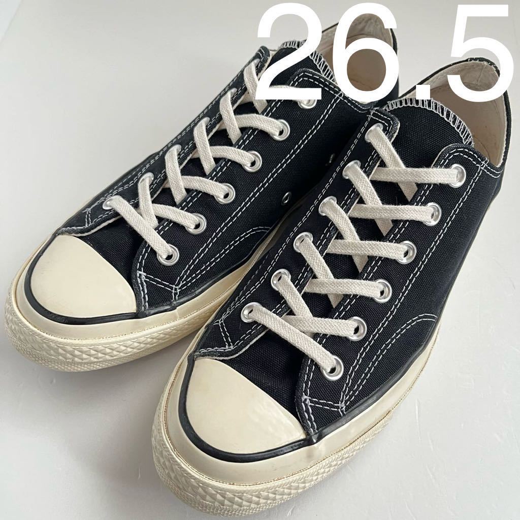 CONVERSE コンバース CHUCKTaylor チャックテイラー ct70 ブラック 黒 us8.0 26.5cmの画像1