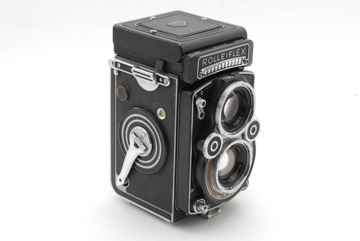 【良品】 RolleiFlex 3.5F TLR Medium Format Camera Planar 75mm f/3.5 ローライ 二眼レフカメラ 撮影 #1103_画像4