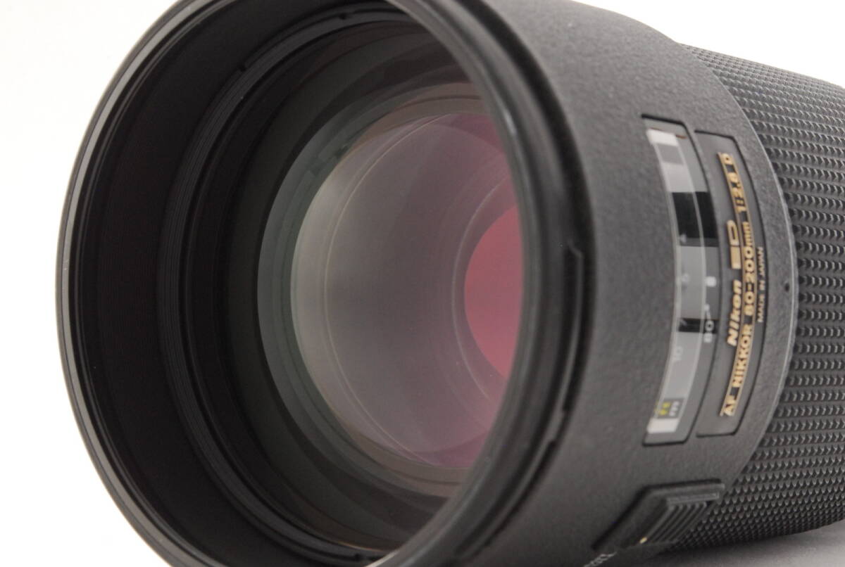 【美品】 Nikon AF Nikkor 80-200mm f/2.8 D ED Zoom Lens ニコン オートフォーカス ズーム レンズ フード付き #1054_画像3