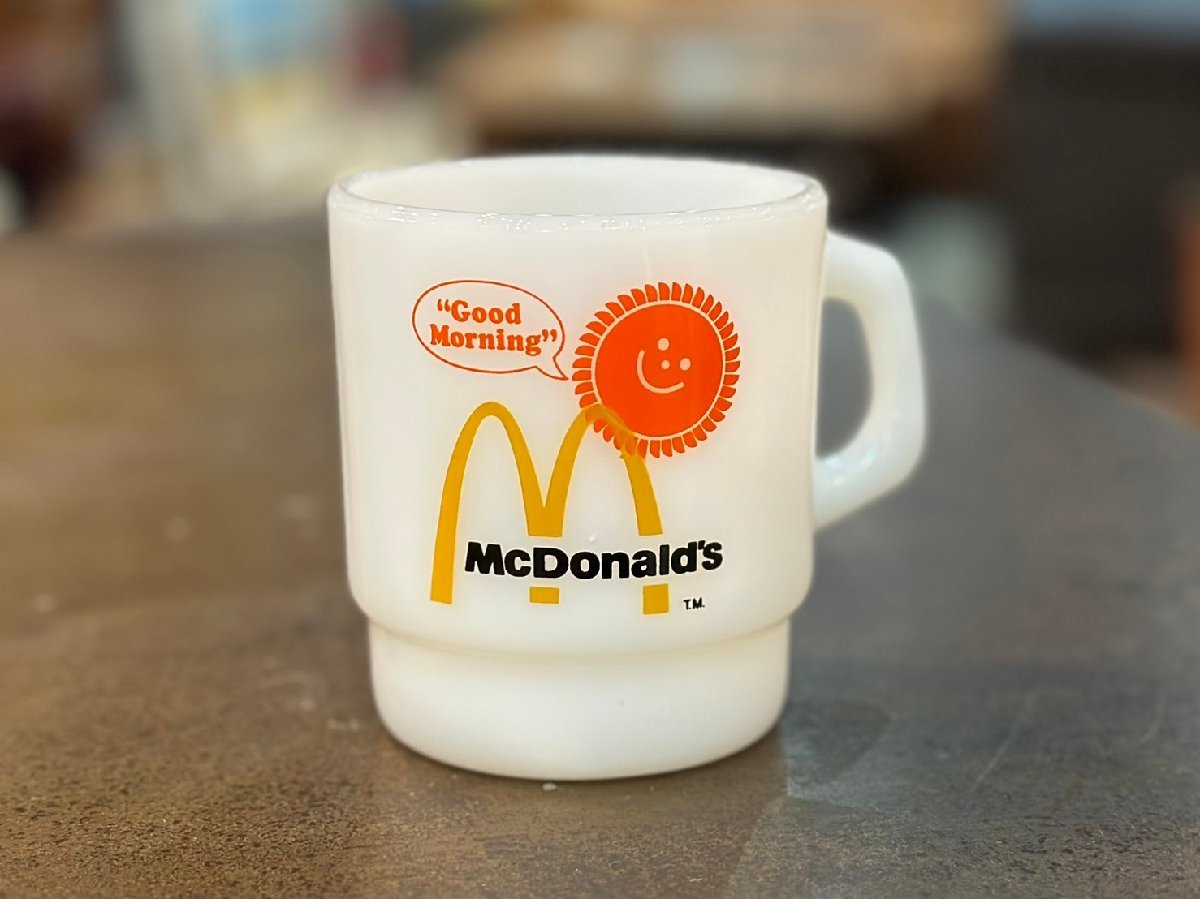 ★FIRE KING ファイヤーキング アドバタイジングマグカップ マクドナルド マグカップ McDonald's 03の画像1