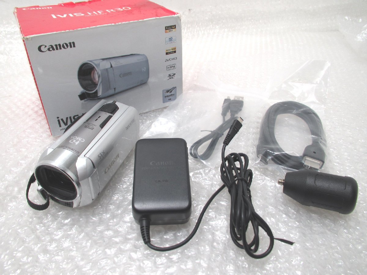 ■◆ Canon ivis HF R30 フルHD1080 キャノン デジタルビデオカメラ　動作品　_画像1