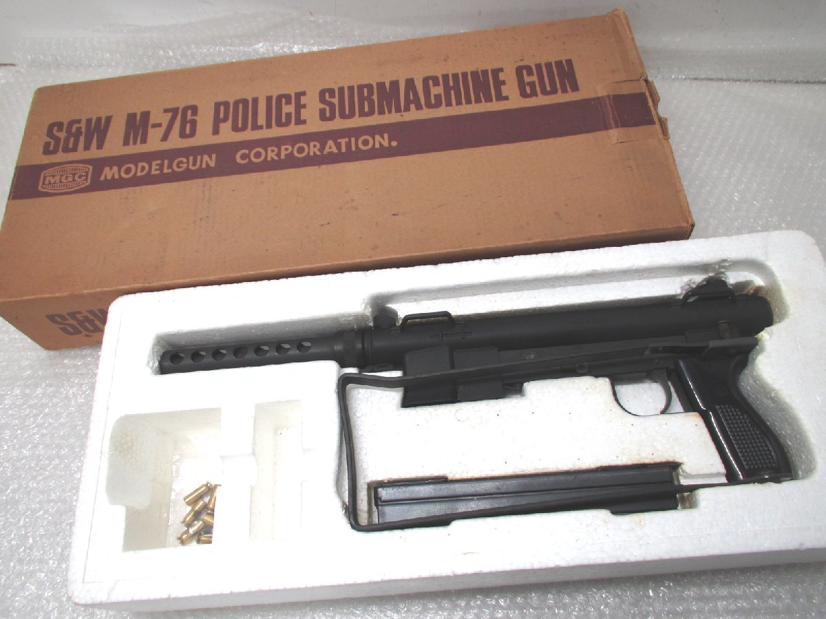 ■◆稀少 MGC S＆W M-76 POLICE SUBMCHINE GUN SPG刻印　モデルガン　ポリス　サブマシンガン_画像1