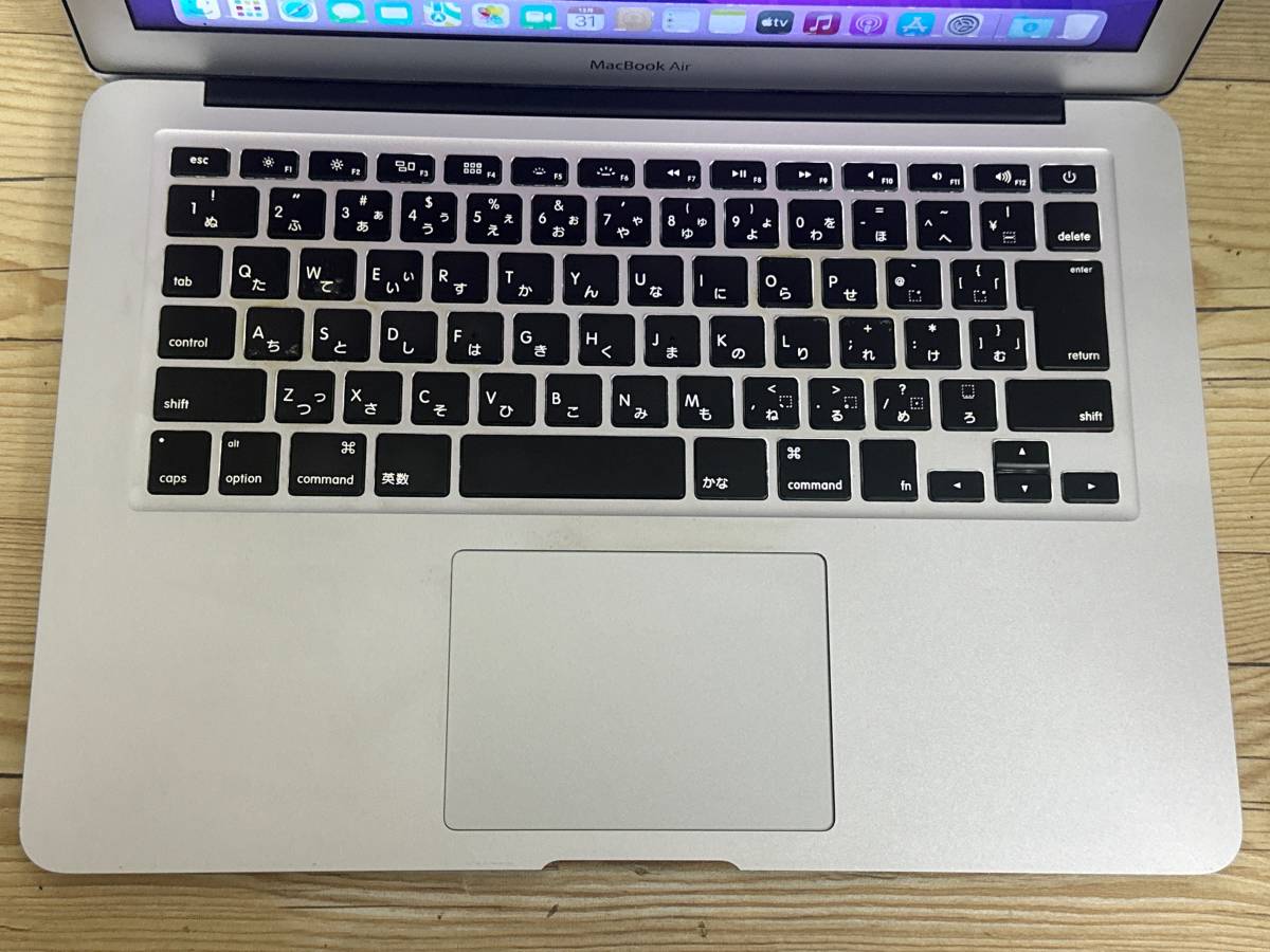 【良品♪】MacBook Air 2017(A1466)[Core i5(5350U)1.8Ghz/RAM:8GB/SSD:128GB/13インチ]Monterey インストール済 動作品_画像2