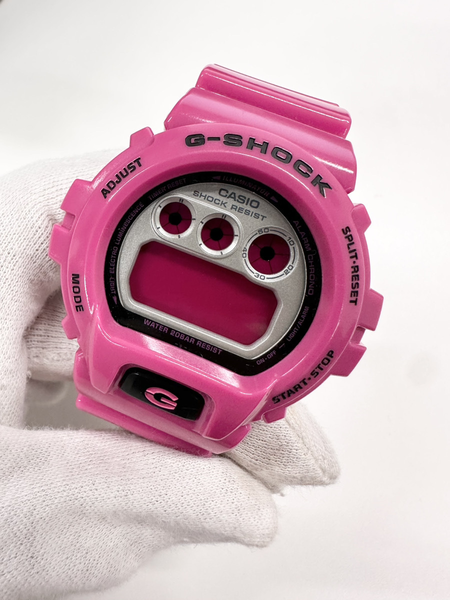 100円～★CASIO カシオ G-SHOCK ジーショック DW-6900CS クレイジーカラー Crazy Colors ピンク クオーツ 箱付き_画像8