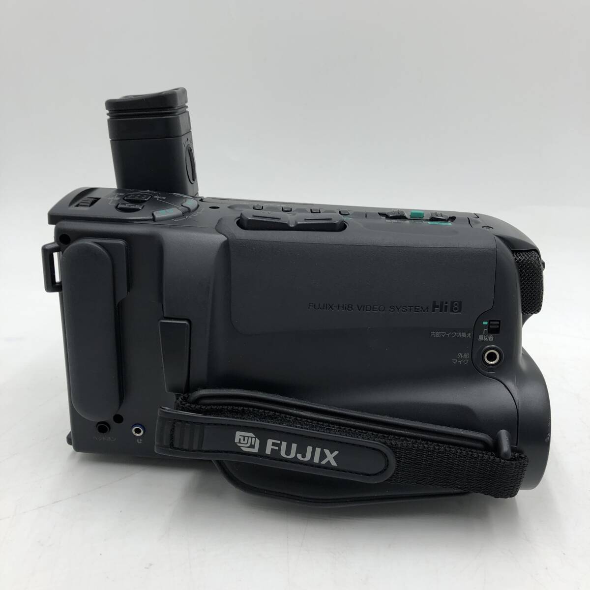 中古 動作未確認 FUJIX/フジックス Hi8 FH125SW ハンディカム ビデオカメラ ☆バッグ・箱あり☆ の画像4