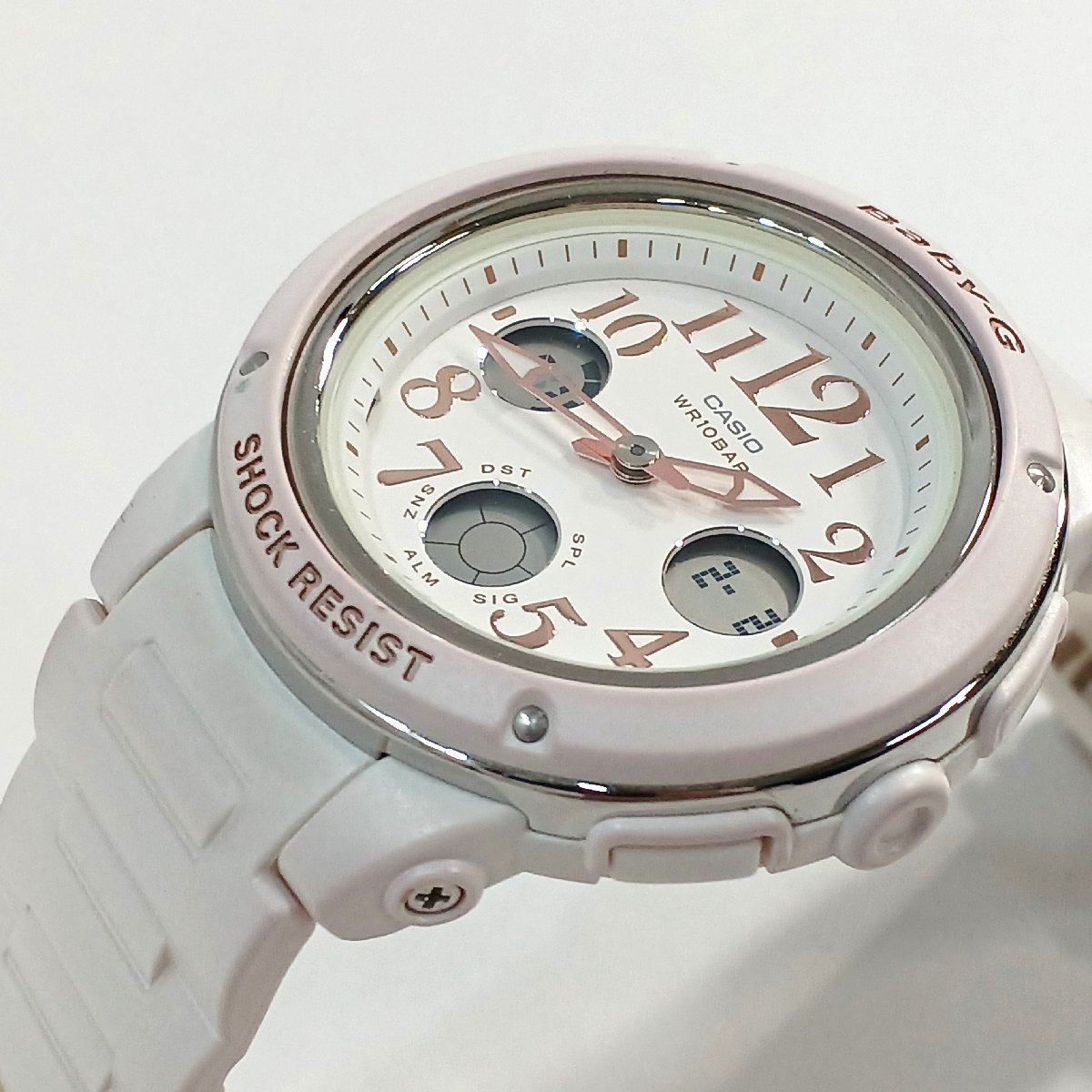 カシオ Baby-G 5257 BGA-150EF 腕時計 ホワイト クォーツ 動作品 レディース CASIO 中古 ★_画像10