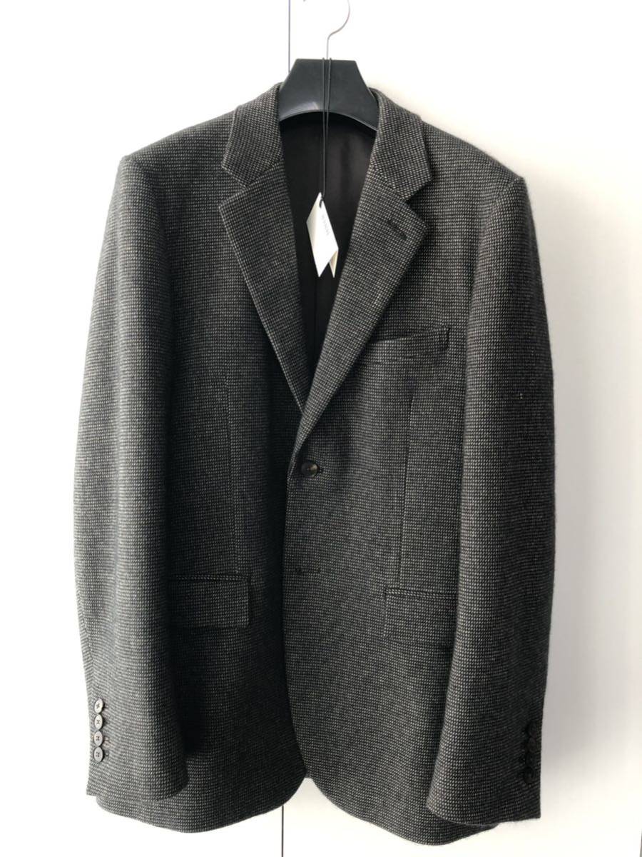 定価92400円 AURALEE 2022 Fall / Winter 22AW ORGANIC COTTON CASHMERE WOOL TWEED JACKET カシミア ツイード ジャケット オーラリー 5_画像3