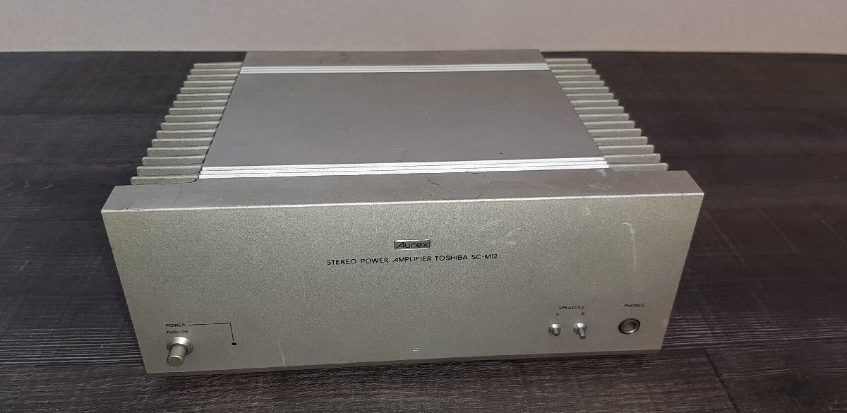 Yahoo!オークション - 02S102 Aurex ステレオパワーアンプ SC-M12 Yahoo!オークション - 02S102 Aurex ステレオパワーアンプ SC-M12