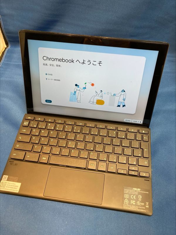 ①_【中古】【ASUS】Chromebook Detachable CM3000DV ChromeOS 10.5インチ メモリ4GB SSD64GB_画像2