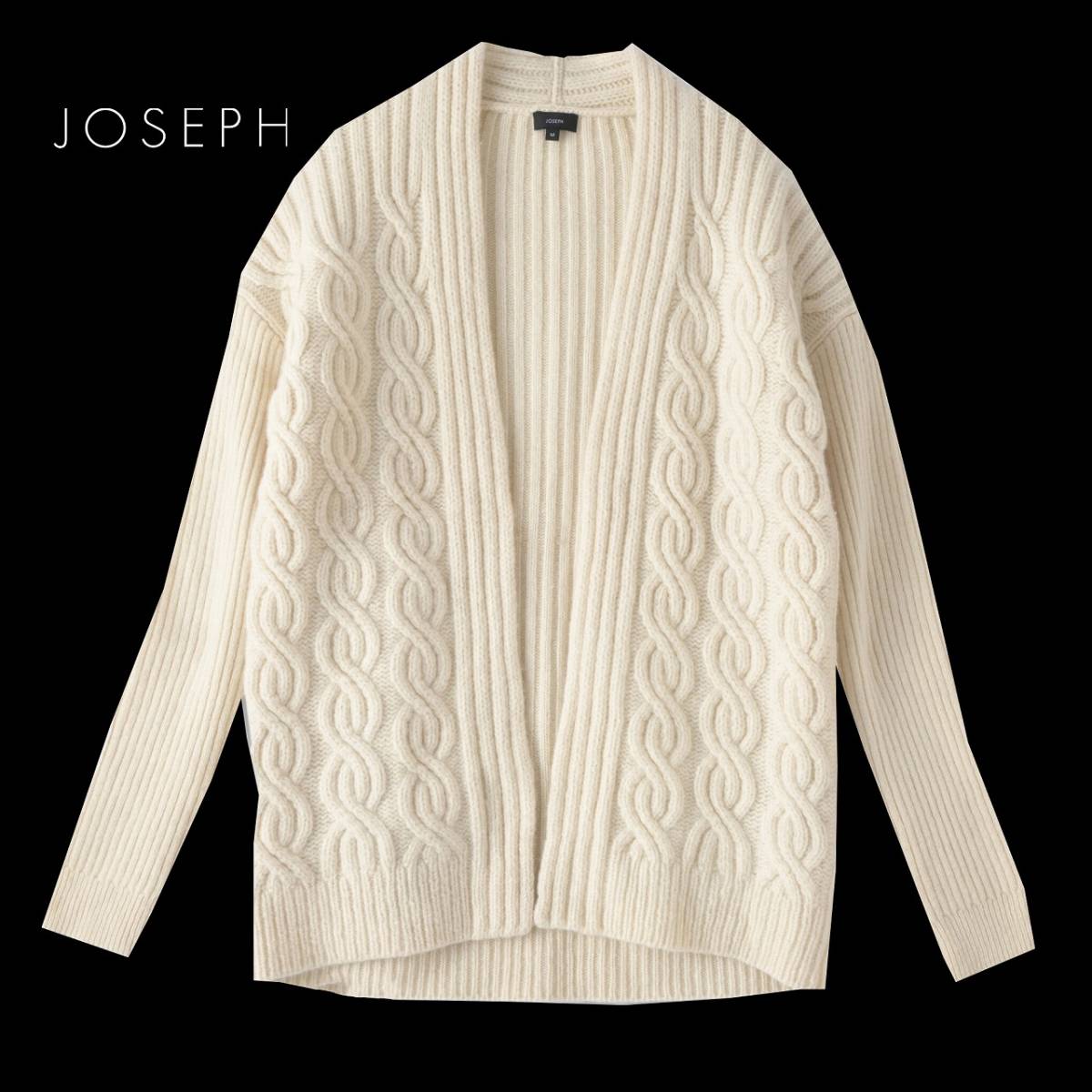 美品★JOSEPHジョセフ3.7万★Msize/9号★ニットカーディンガンC150_画像1